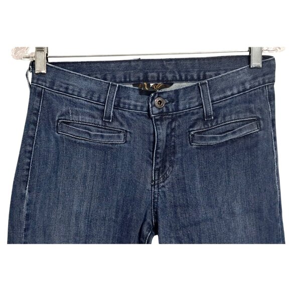 Lucky Brand Gene Montesano Flared Denim Jeans Vintage Inspired Bootcut Womens Sz - Picture 5 of 10